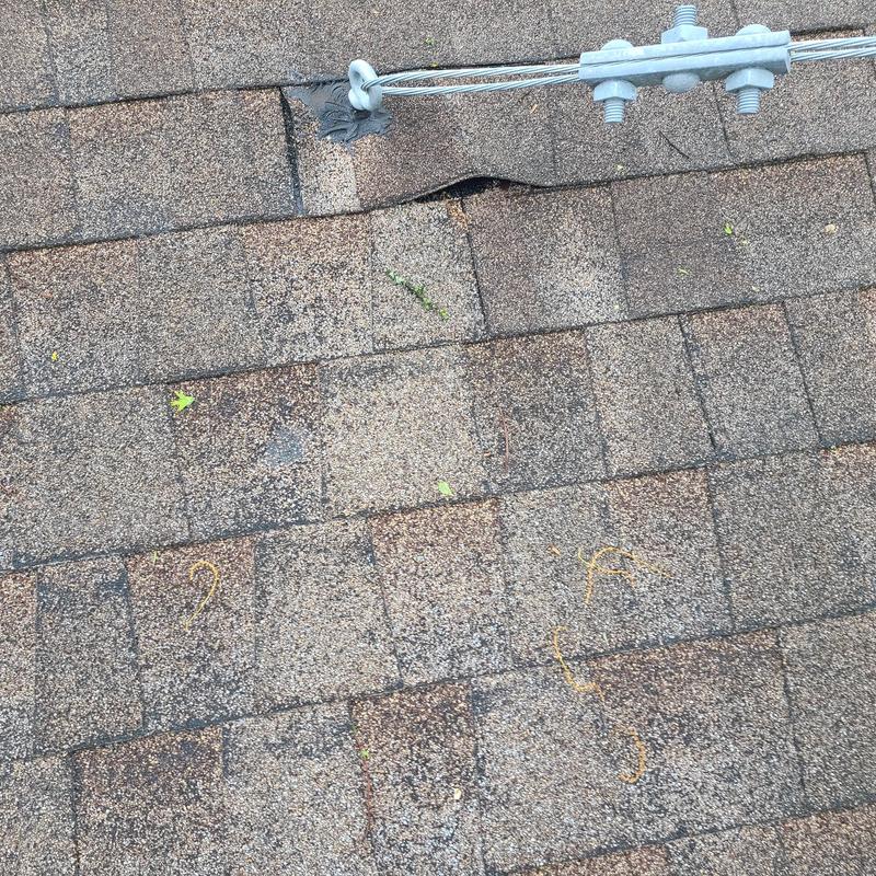 Emergency roof repair during storms in Nashville, TN
