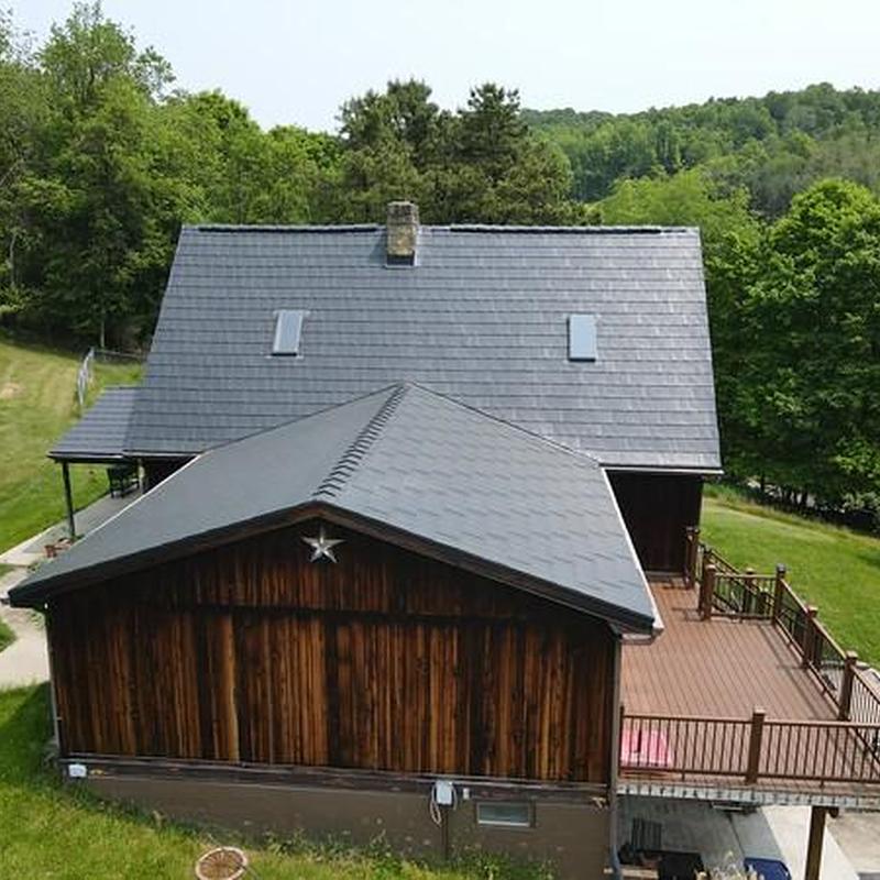 Steel Country metal roof on residential home