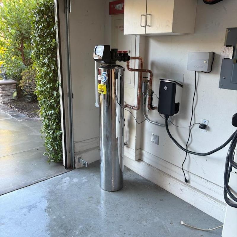 Halo 5 stage whole house water filtration system installed