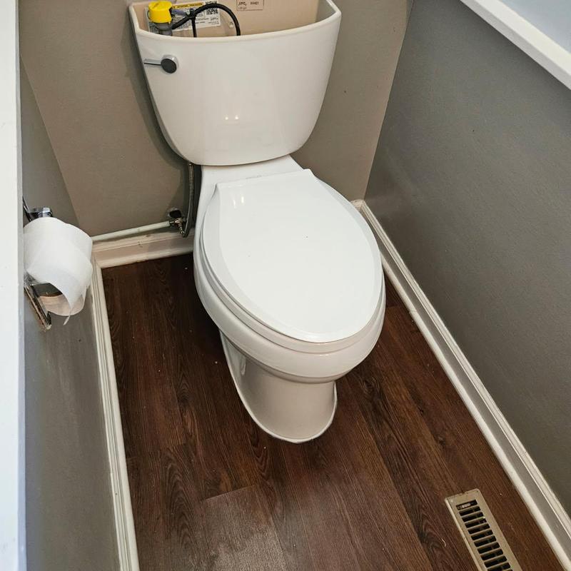 Toilet with new wax ring installation in Severna Park