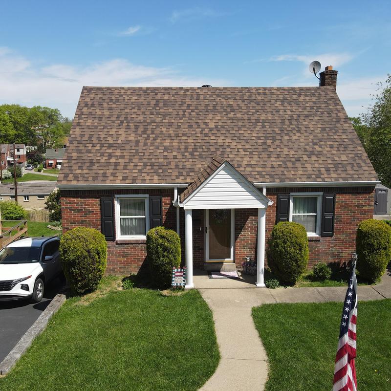 Roof ventilation system and attic airflow improvement in brick house