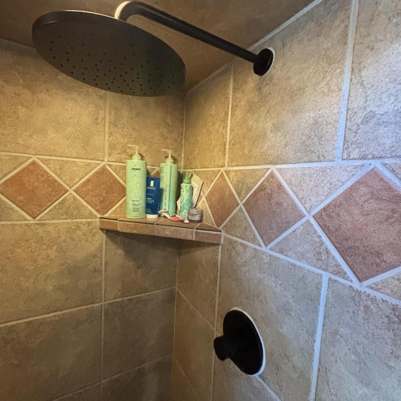 Delta shower valve and trim installation in tiled shower