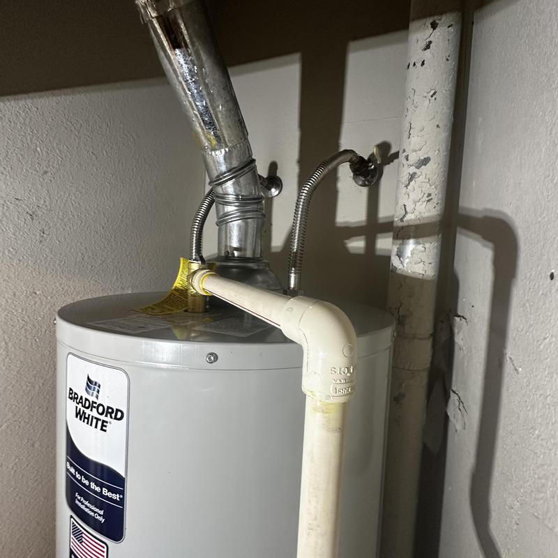 Bradford White 50-gallon water heater installation