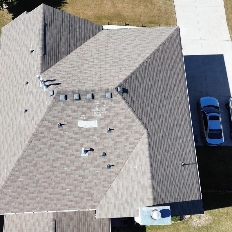 TAMKO TITAN XT roof installation with vents and pipes