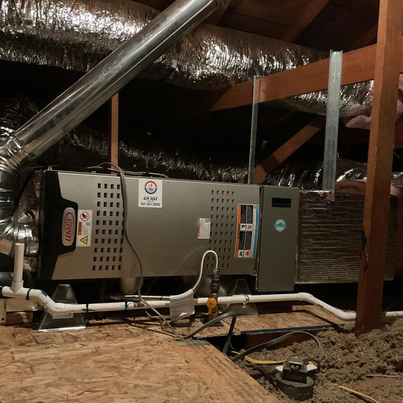 Lennox SL280 furnace and new ductwork installation