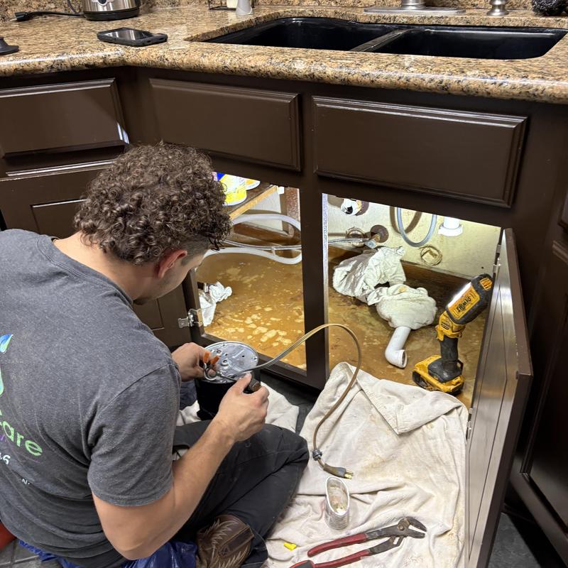 Bedger garbage disposal replacement under kitchen sink