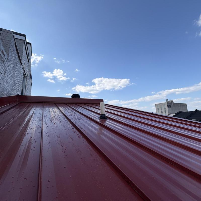 Everloc snap lock standing seam metal roof installation