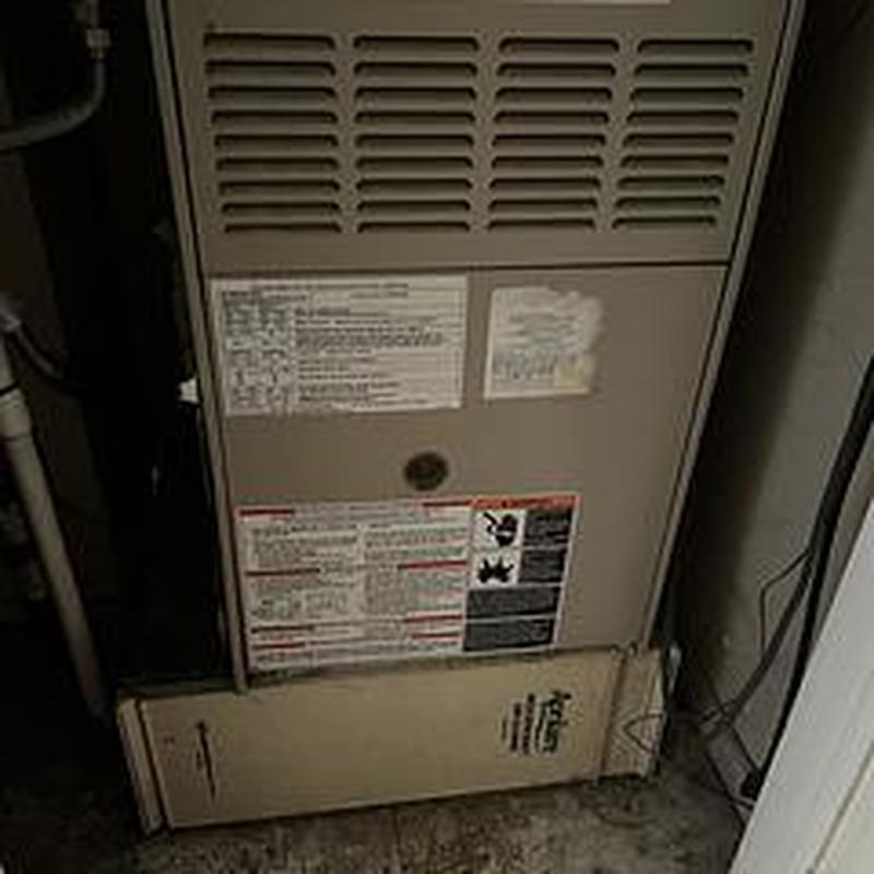 SL280UH furnace unit with control panel labels