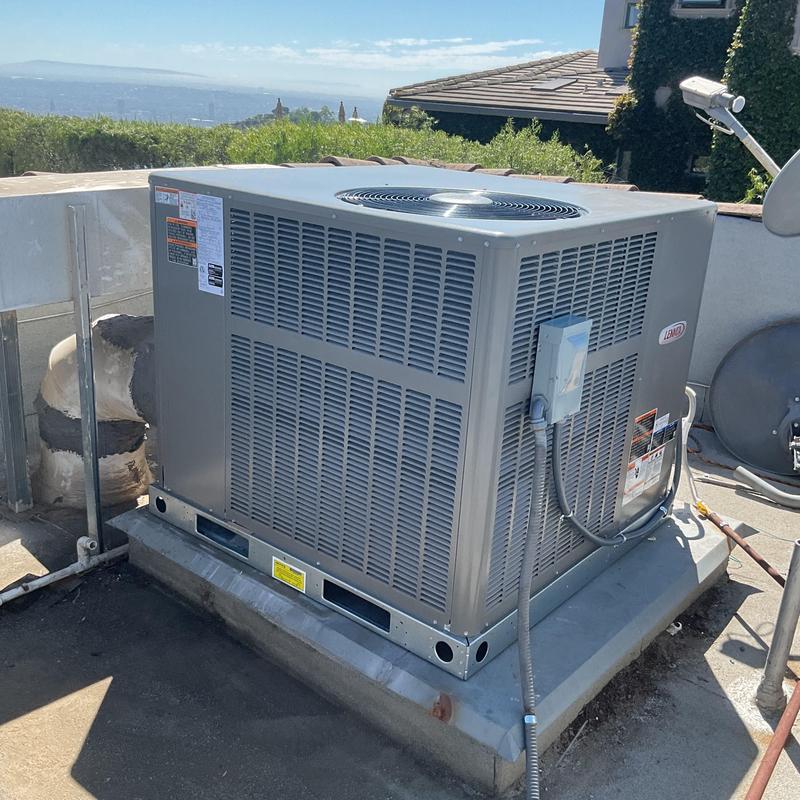 LRP13GX Lennox Package Unit HVAC system installation