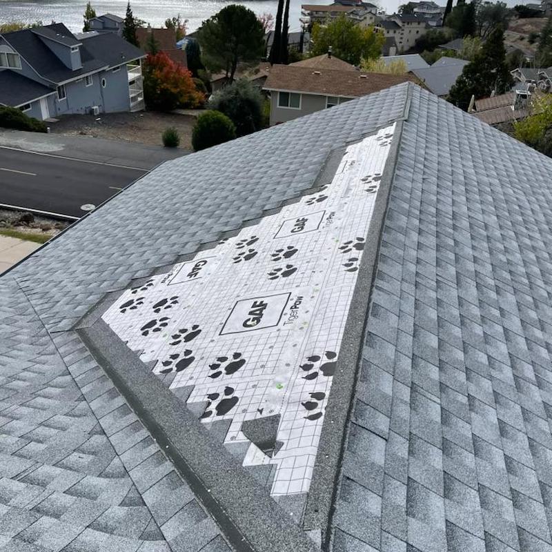 GAF Lifetime asphalt roof underlayment installation