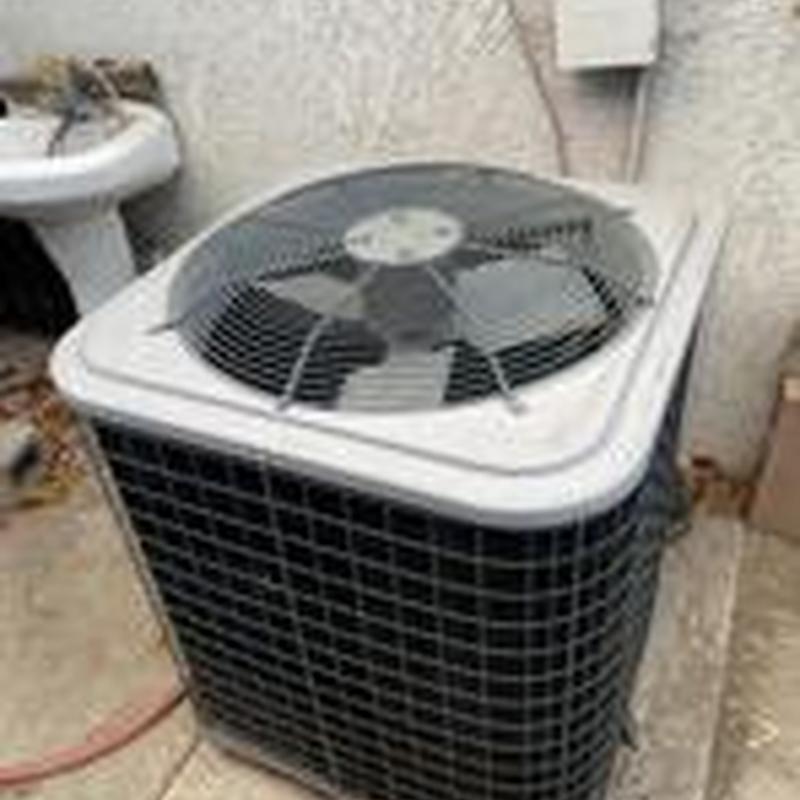 ML14KC1 condenser unit installed outdoors