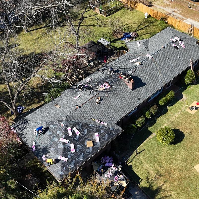 Owens Corning Duration shingle roof installation