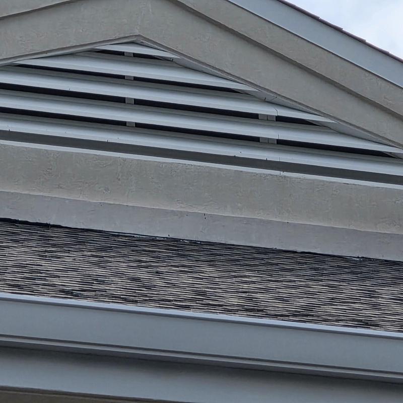 Asphalt shingle roof inspection for hail and wind damage