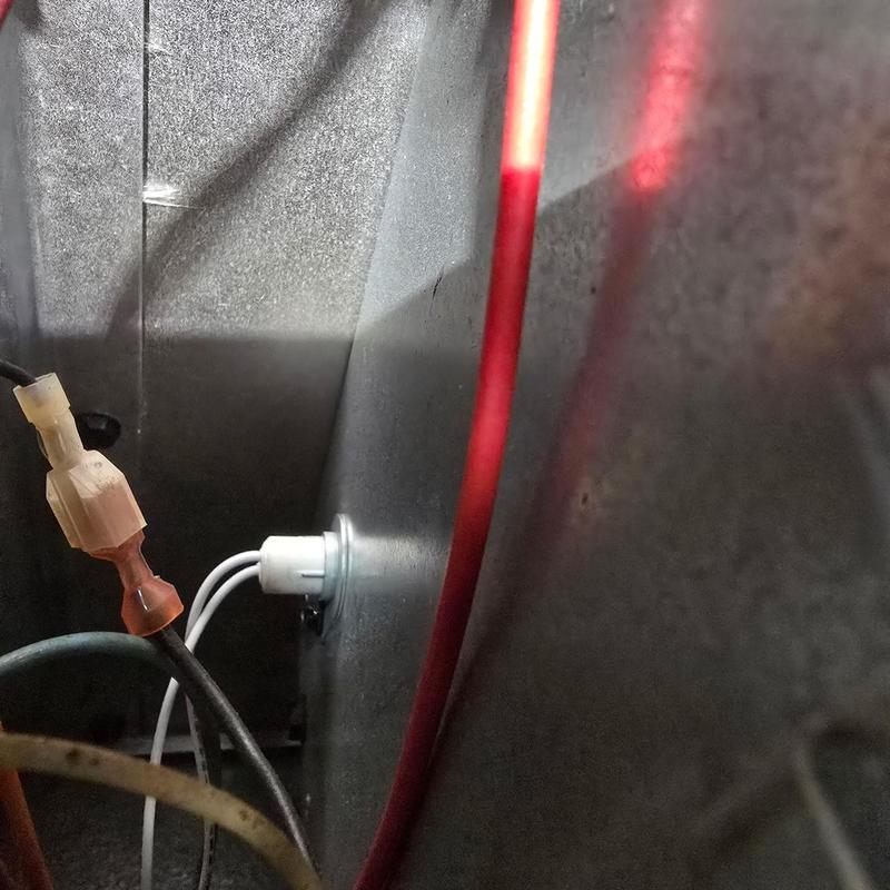 Flame sensor and ignition wires in HVAC unit Flame sensor and ignition wires in HVAC unit