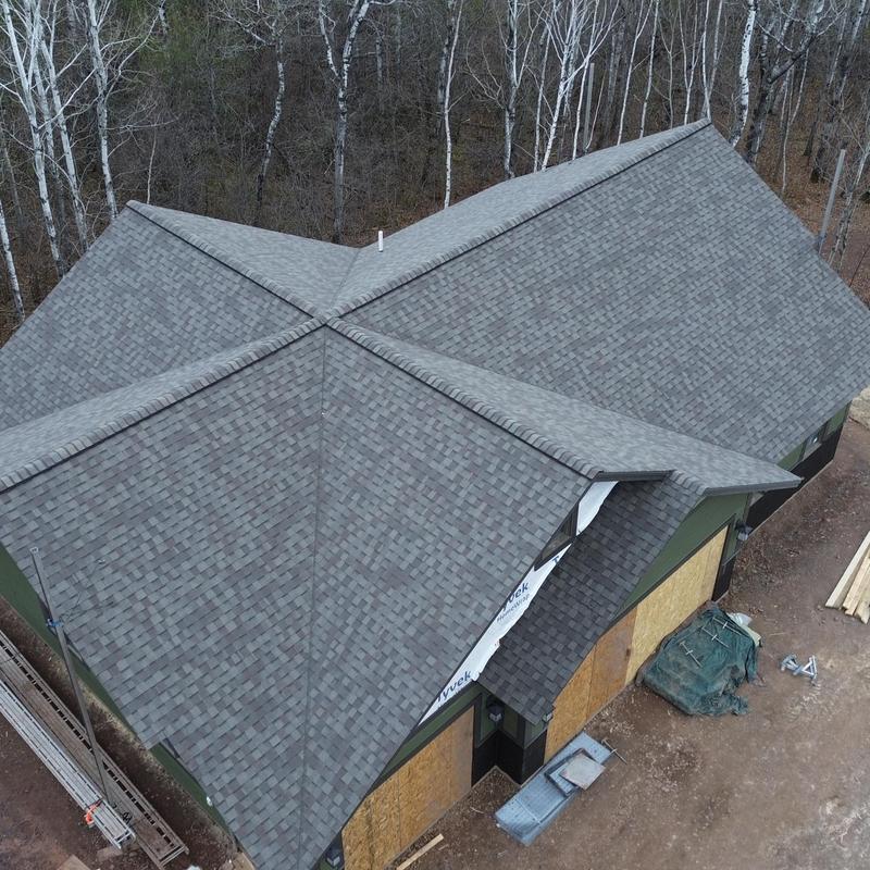CertainTeed Landmark Pro shingle roof on new garage