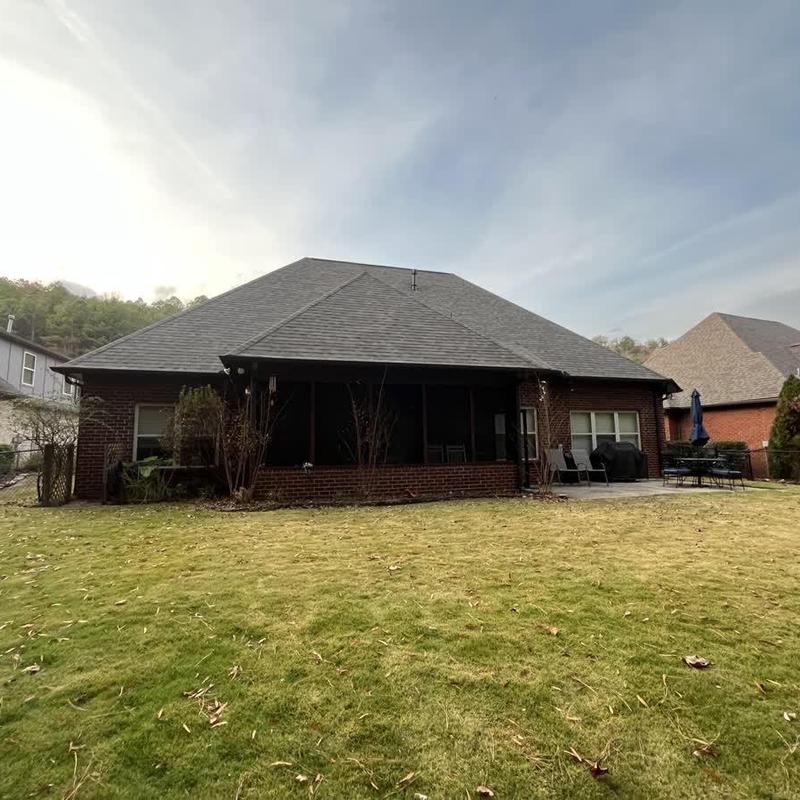 Owens Corning Oakridge roofing system on brick home Owens Corning Oakridge roofing system on brick home