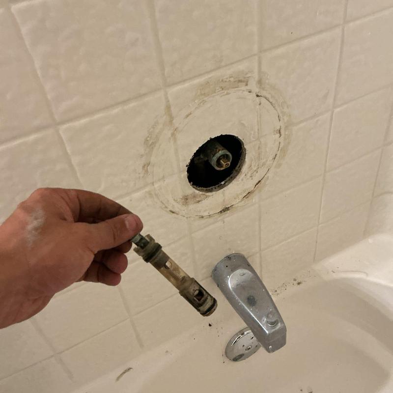 Moen 1225 cartridge removal from tub faucet wall valve