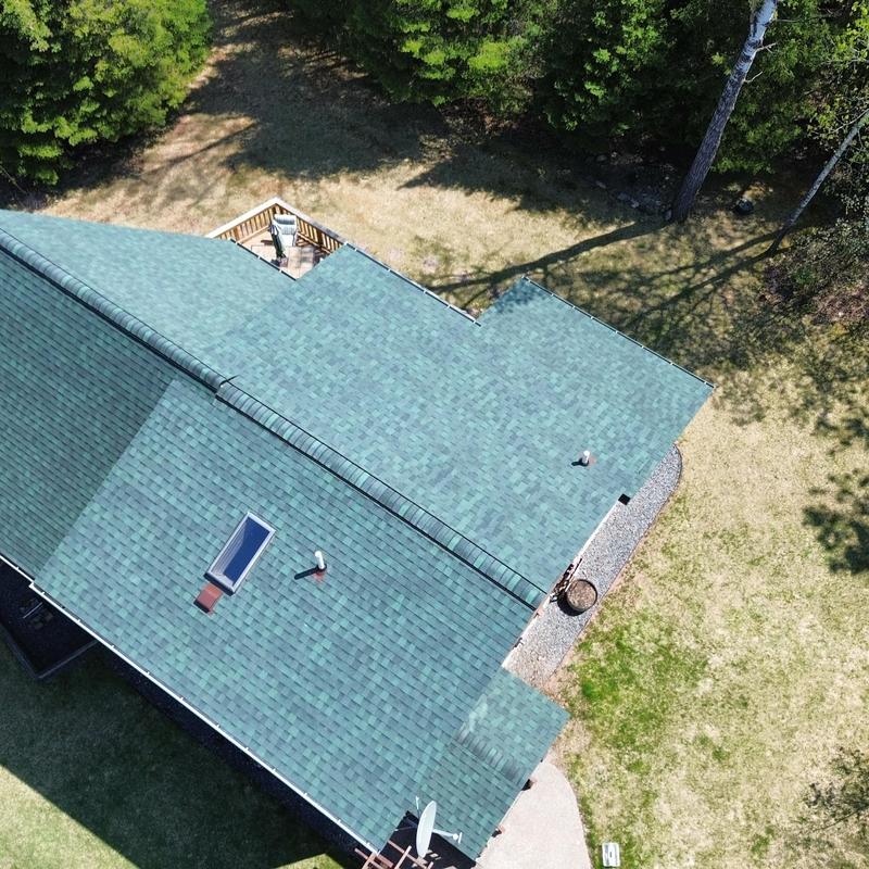 CertainTeed Landmark Pro Max shingle roof with Velux skylight