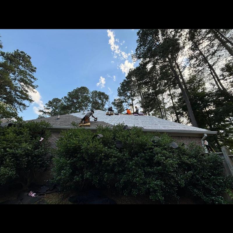 Roof decking installation on residential home in Florence, MS