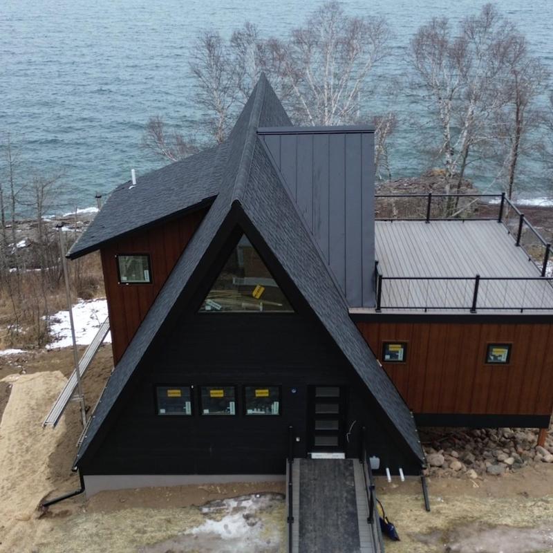 Standing seam steel roof panels and EPDM rubber roofing system Standing seam steel roof panels and EPDM rubber roofing system