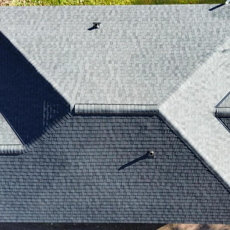 CertainTeed Landmark shingles on residential roof CertainTeed Landmark shingles on residential roof