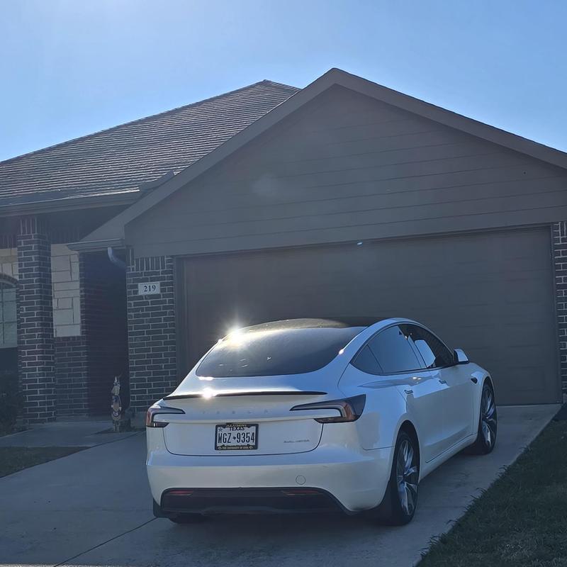 Garage door and roof inspection at residential property