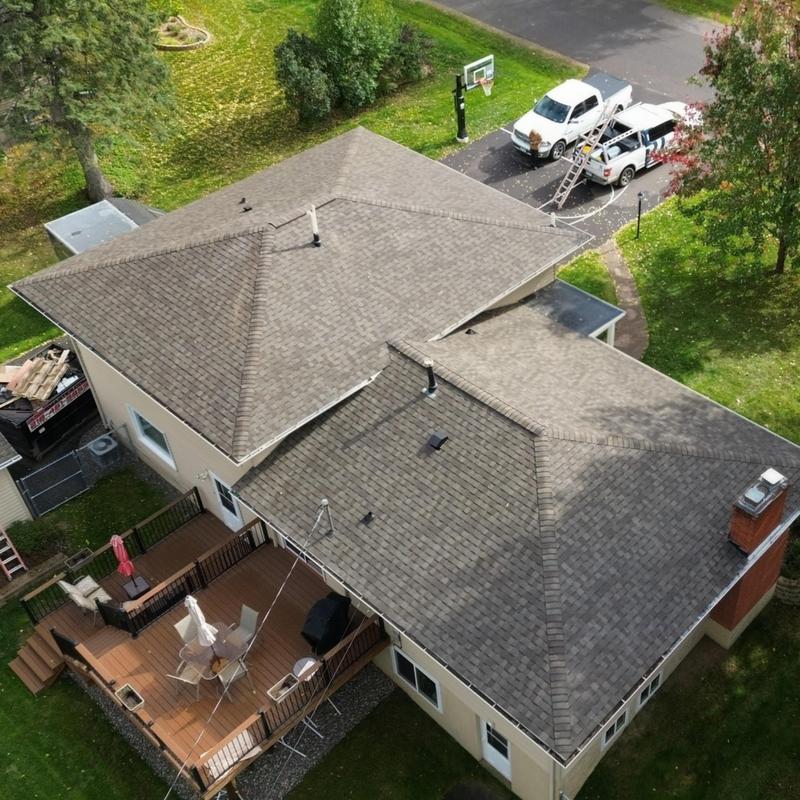 CertainTeed Landmark asphalt shingle roof in Driftwood CertainTeed Landmark asphalt shingle roof in Driftwood