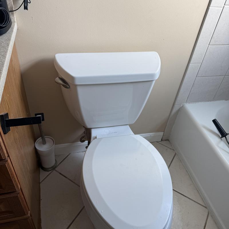 Toilet drain clearing in Seekonk bathroom