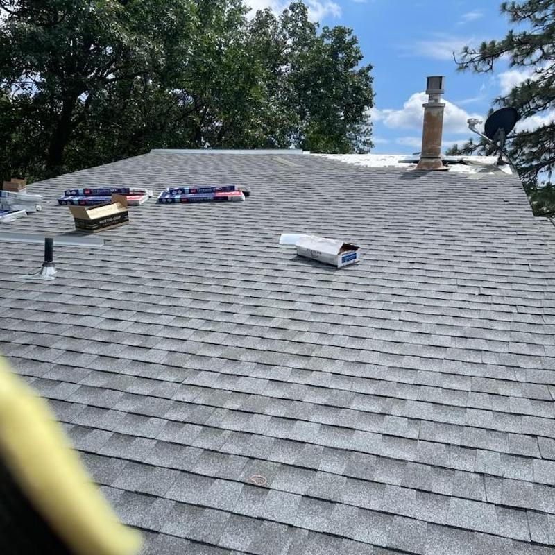 Gaf Lifetime asphalt shingle roof installation