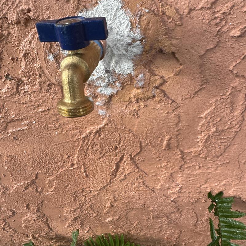 12 quarter turn hose bib with wall patch