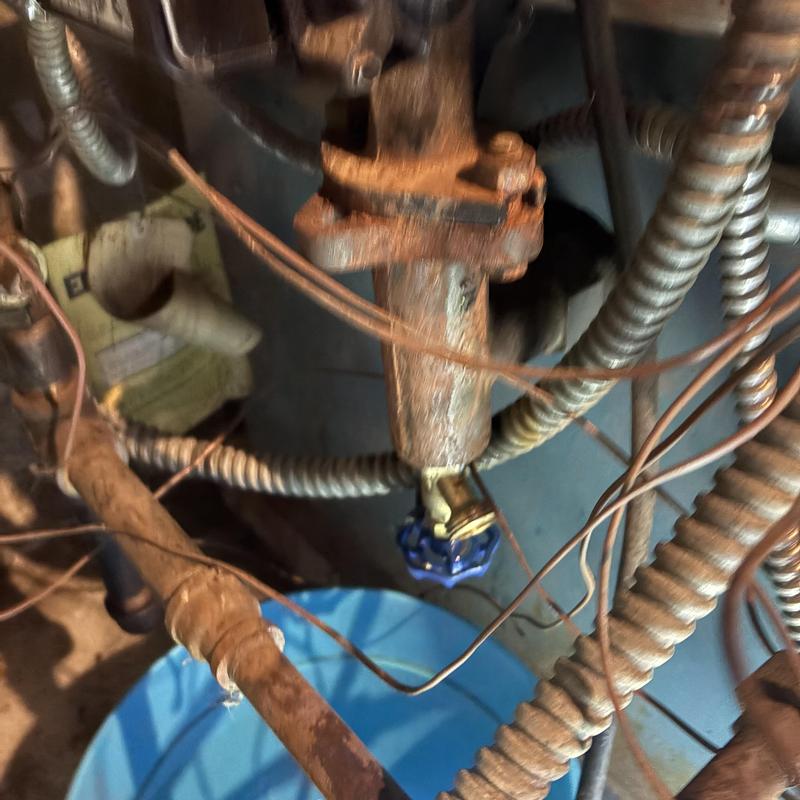 Boiler valve with hubert replaced and leak checked