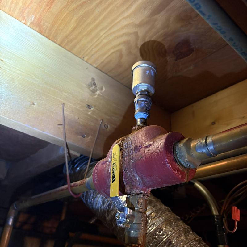 Boiler hubert valve assembly with leak repair