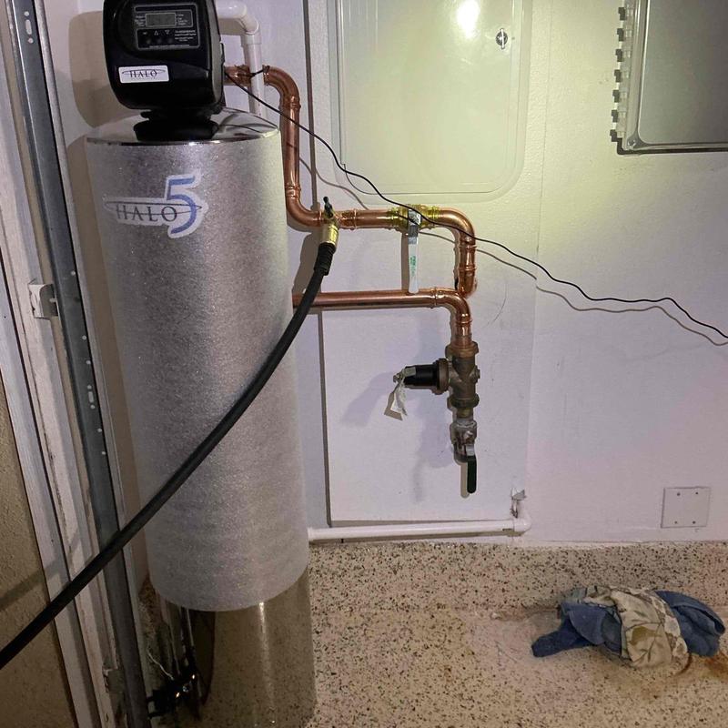 Halo Stage 5 filtration system with new piping installation