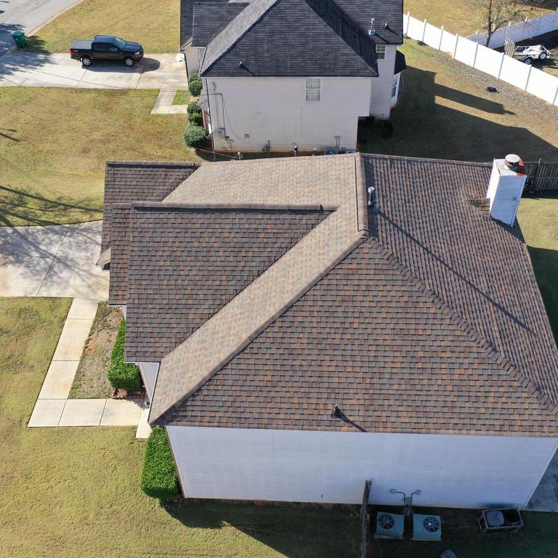 Atlas Pristine Lifetime roofing shingles on residential roof Atlas Pristine Lifetime roofing shingles on residential roof