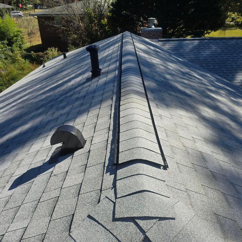 Atlas Pristine Lifetime shingles with ridge vent installation Atlas Pristine Lifetime shingles with ridge vent installation