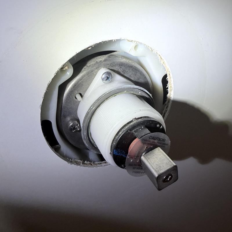 Kohler shower pressure mixing valve installation