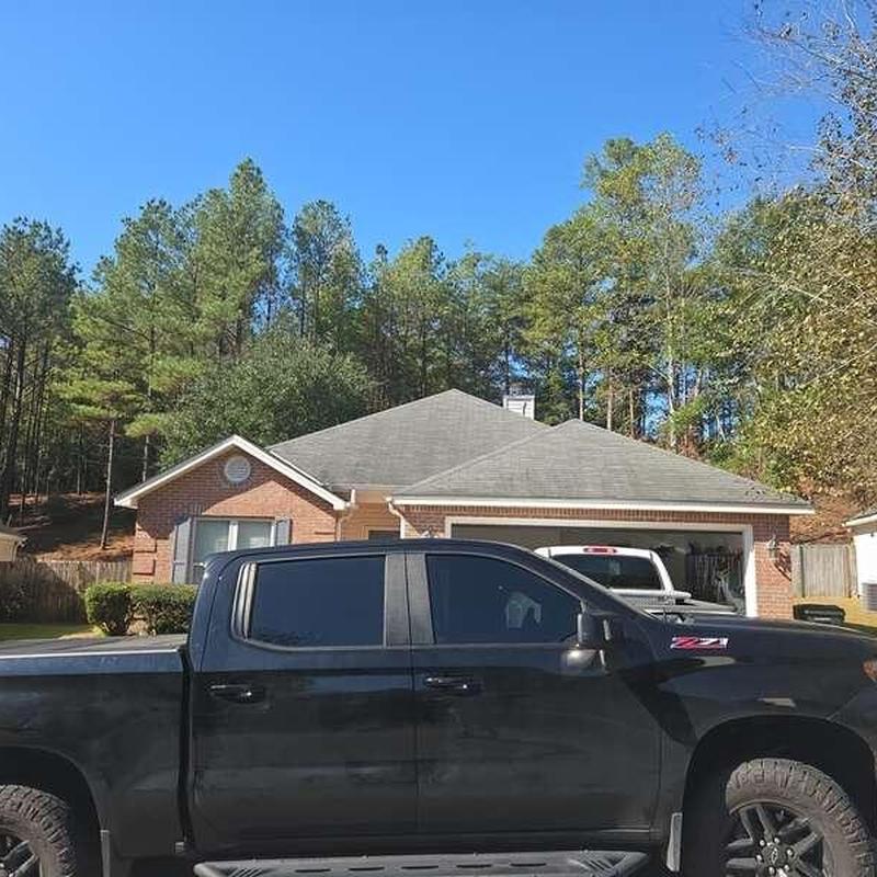 Owens Corning Oakridge Williamsburg Grey roof shingles installation Owens Corning Oakridge Williamsburg Grey roof shingles installation