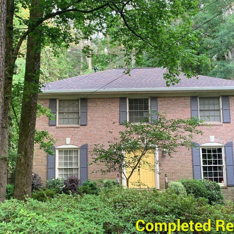 Atlas Pristine Lifetime shingles roof with new gutters Atlas Pristine Lifetime shingles roof with new gutters