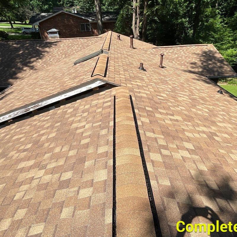 Atlas Pristine Lifetime shingles in Morning Harvest color Atlas Pristine Lifetime shingles in Morning Harvest color