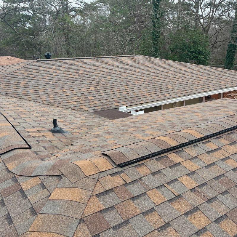 Atlas Pristine Lifetime roof shingles Copper Canyon installed Atlas Pristine Lifetime roof shingles Copper Canyon installed