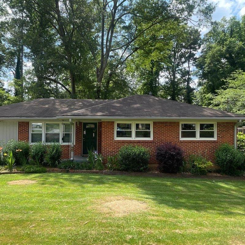 Atlas Pristine Lifetime shingles on residential roof Atlas Pristine Lifetime shingles on residential roof