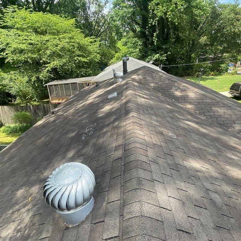 Atlas Pristine Lifetime shingles on residential roof Atlas Pristine Lifetime shingles on residential roof