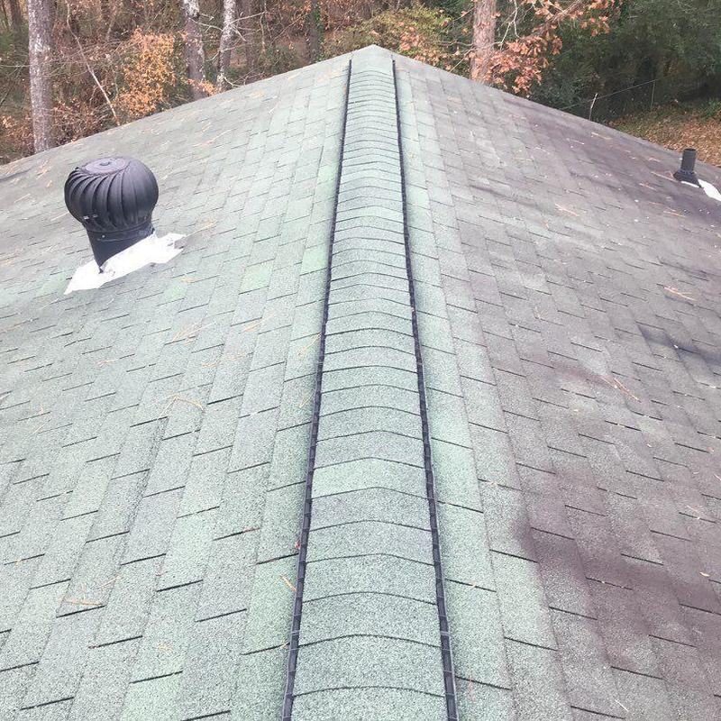 Atlas Pristine Lifetime roof shingles desert color installed Atlas Pristine Lifetime roof shingles desert color installed