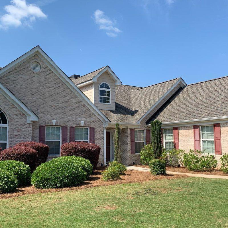 Atlas Pristine Lifetime shingles on residential roof Atlas Pristine Lifetime shingles on residential roof