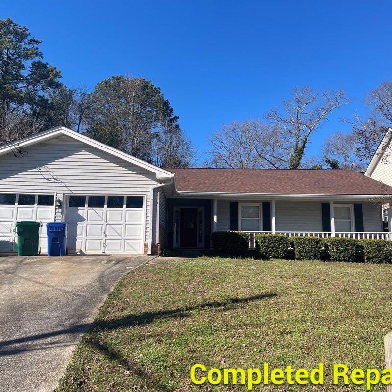 Atlas Pristine shingles roof with new chimney flashing Atlas Pristine shingles roof with new chimney flashing