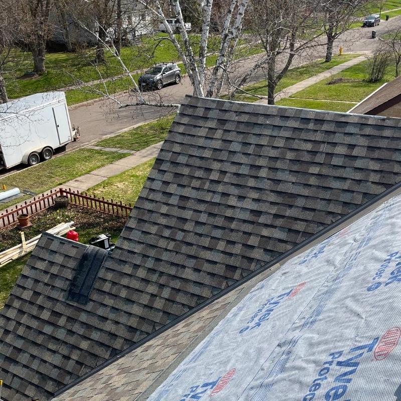 ClimateFlex NorthGate shingles installation on roof ClimateFlex NorthGate shingles installation on roof