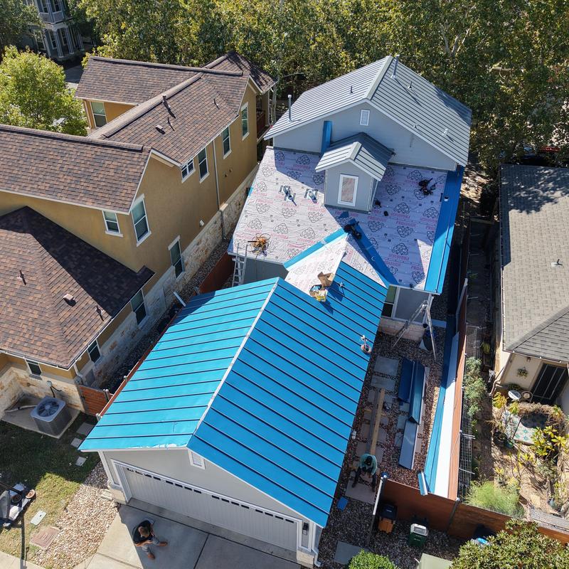 McElroy Metals Standing Seam Metal Roof installation