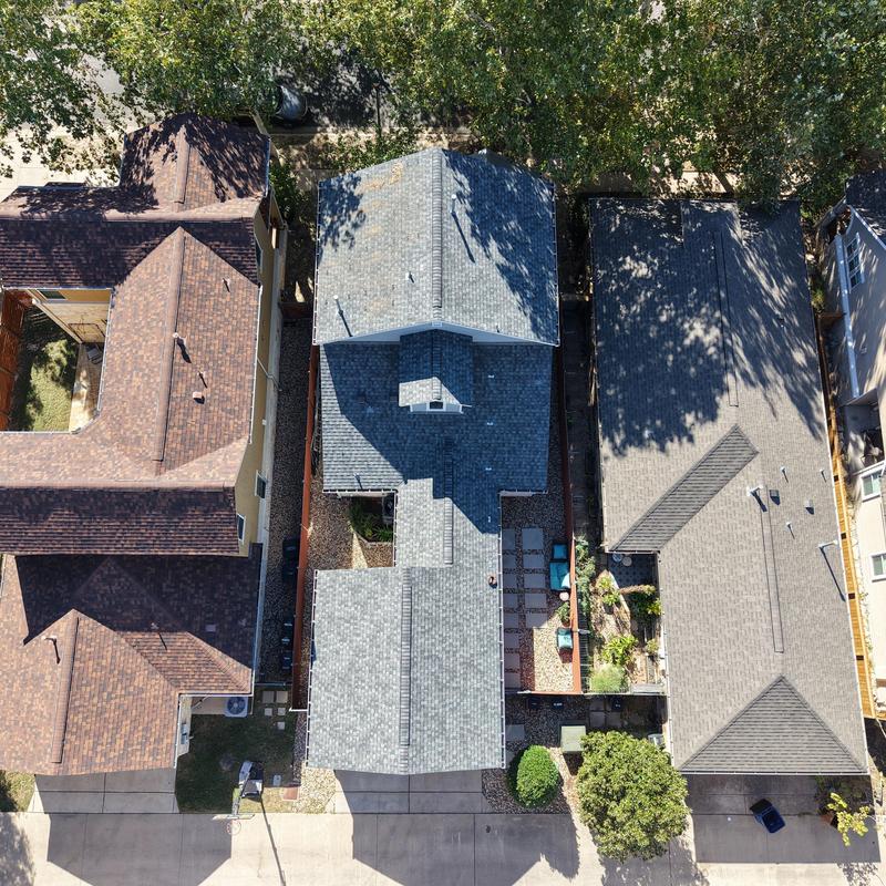 Standing seam metal roof with solar panels installation