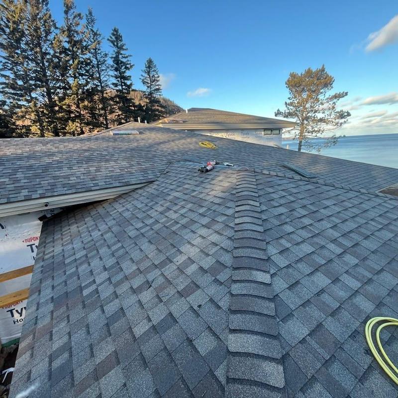 CertainTeed Landmark Driftwood shingle roof installation CertainTeed Landmark Driftwood shingle roof installation