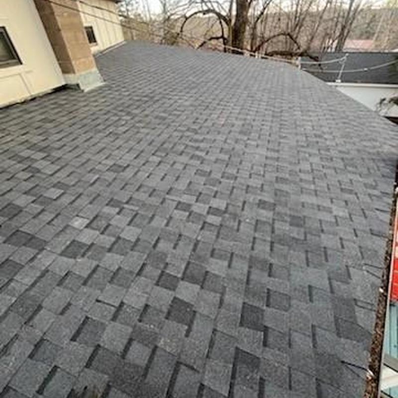 Garage roof with CertainTeed Landmark shingles in Duluth MN Garage roof with CertainTeed Landmark shingles in Duluth MN